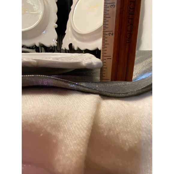 Set of Three Redoute Roses Collection Square Plates by Baum Bros. formalities - Picture 16 of 16